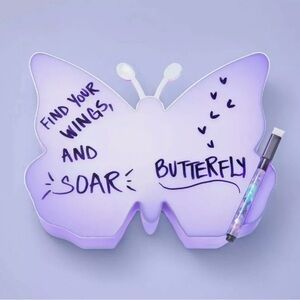 More Than Magic | Light-up Whiteboard Lightbox Butterfly, White